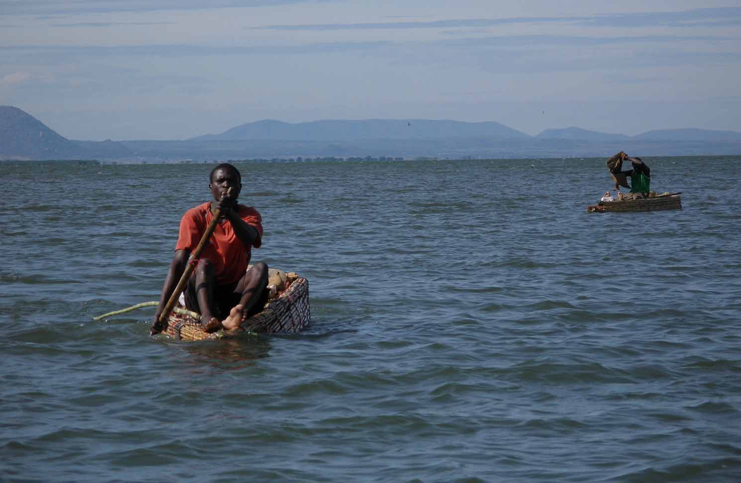 lVisser op Lake Victoria bij Lamadai