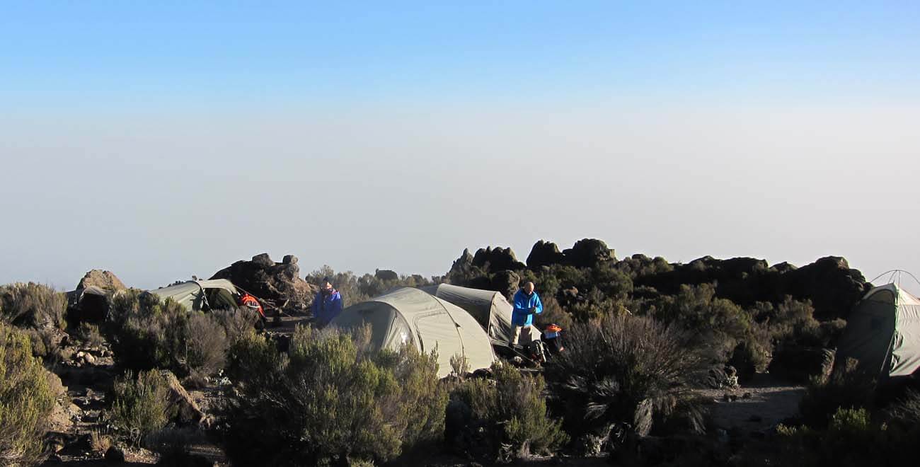 Kilimanjaro campsite