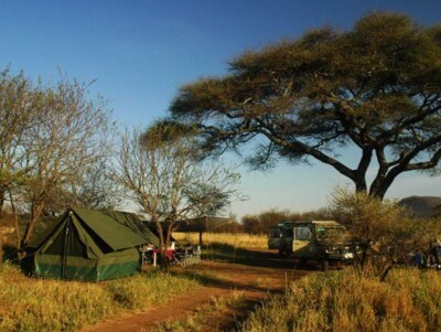een tent safari in Tanzania